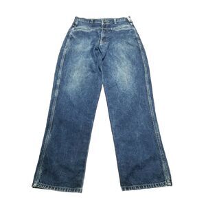 Marithe Francois Girbaud Jeans Men's Size 30x35 Vintage Denim High Rise Yoke